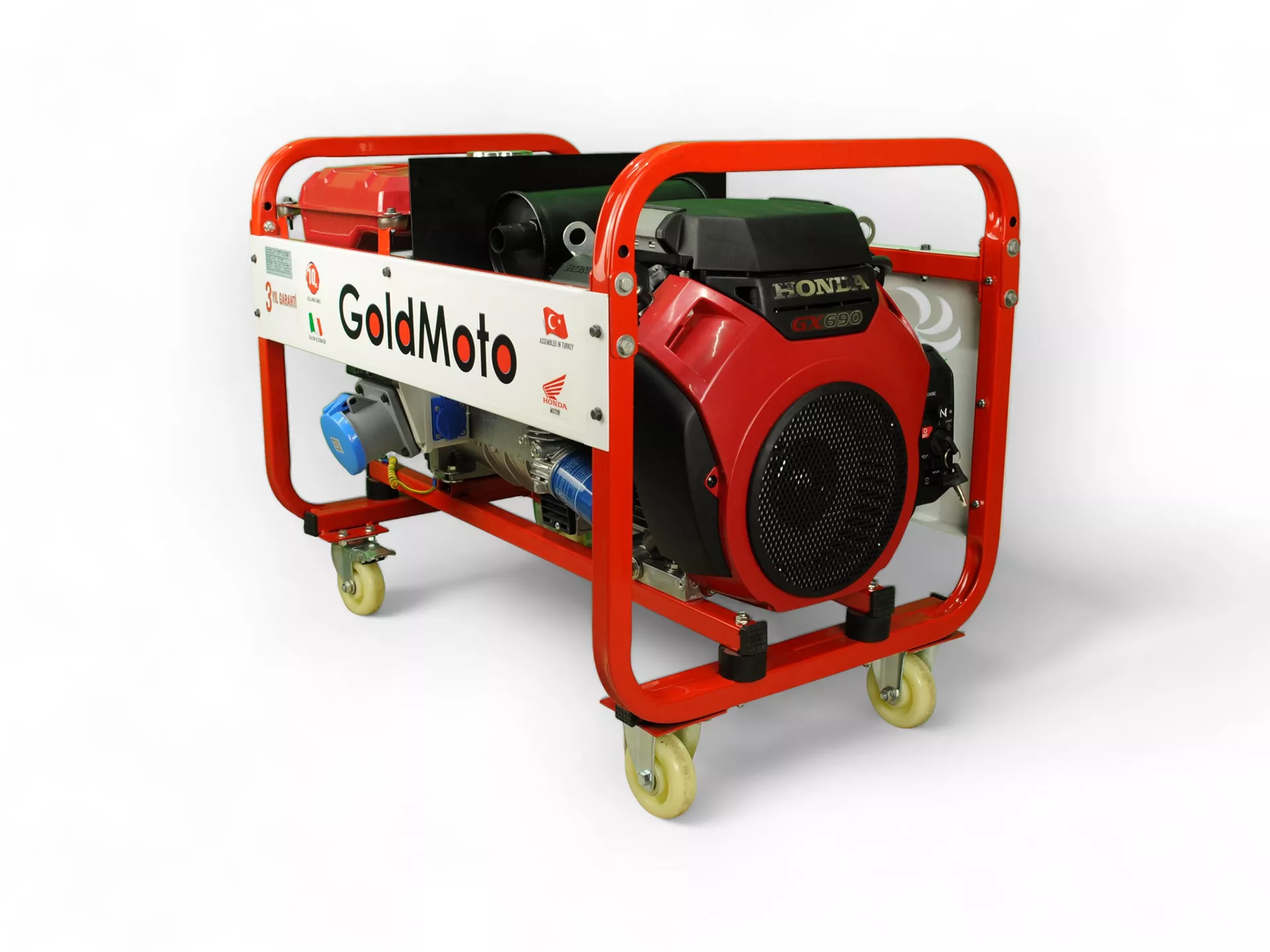GoldMoto GM16BJH Benzinli Jeneratör 16KVA Monofaze Marşlı