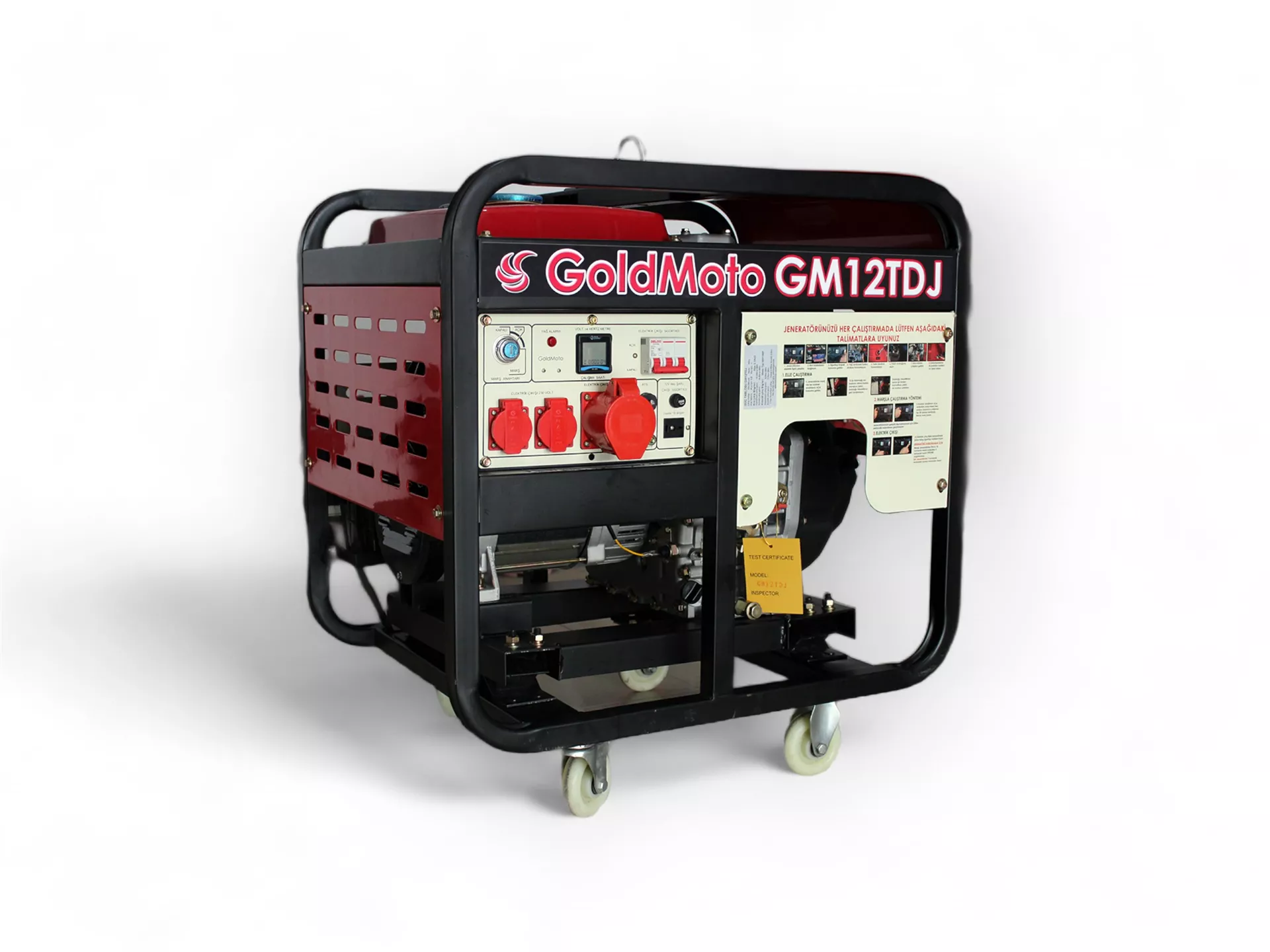 GoldMoto GM12TDJ Dizel Jeneratör 10KVA Trifaze Marşlı