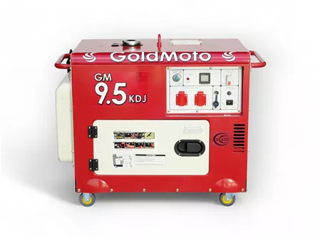 GoldMoto GM9.5KDJ Dizel Jeneratör 8.7KVA Monofaze Marşlı Kabinli